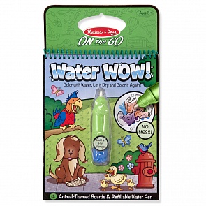 Раскраска с заданиями «Рисуем водой. Животные» (Melissa&Doug, 5376_md)